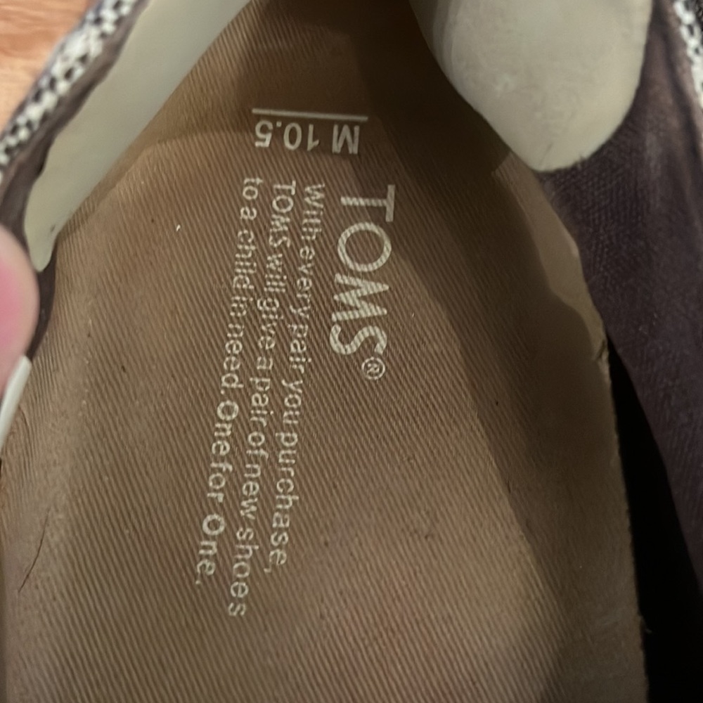 Toms Grey Casual Dress Shoes - Picture 2 of 2